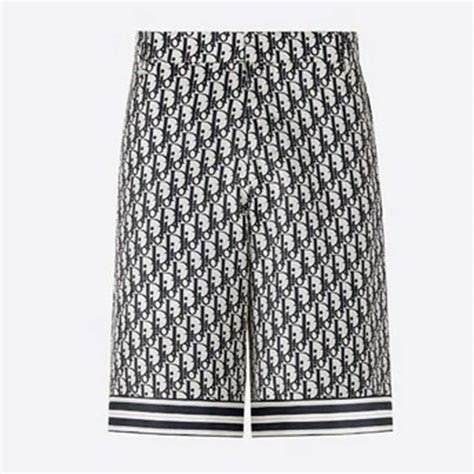 dior mens silk shorts|christian Dior bermuda shorts.